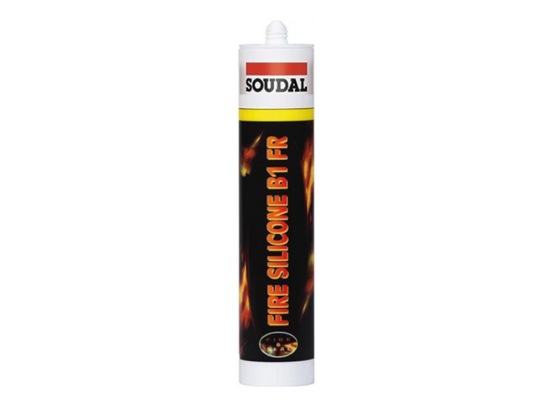 Brandschutzsilikon B1 FR - GRAU 310ml - VPE 15 147412 SOUDAL