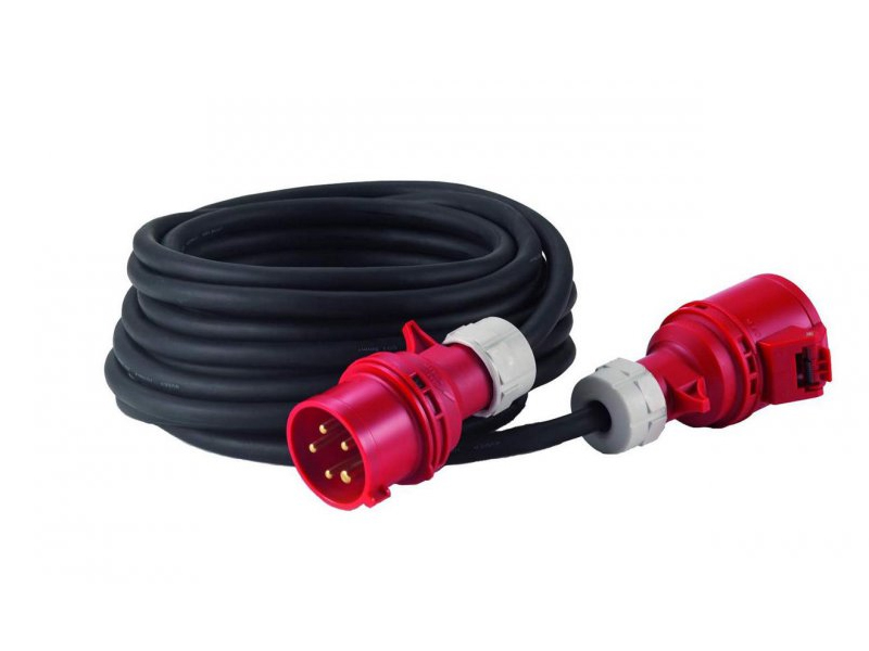 Drehstrom - Verlängerungskabel 10m/H07RN-F5G1,5
