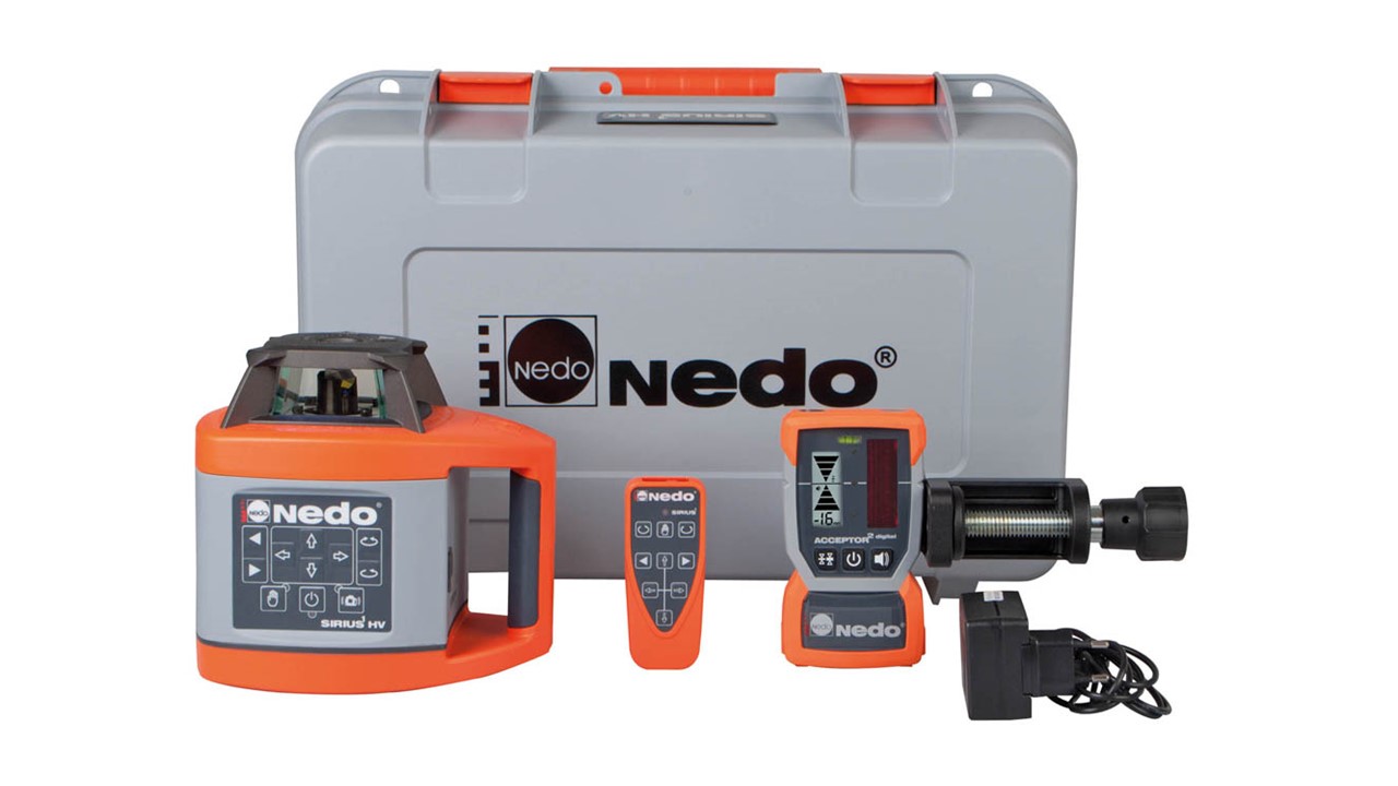 Nedo Rotationslaser SIRIUS 1 HV Set3