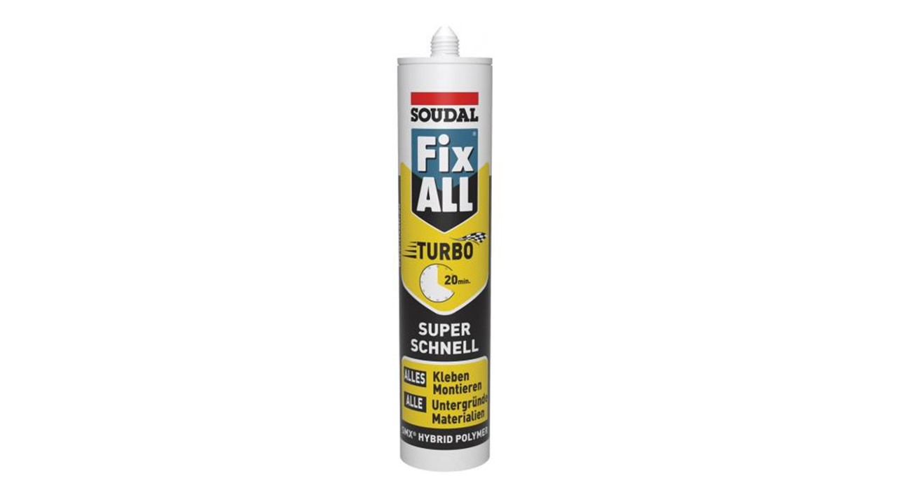 FIX ALL - TURBO / Polymer weiß / Kartusche 290ml 122237 SOUDAL