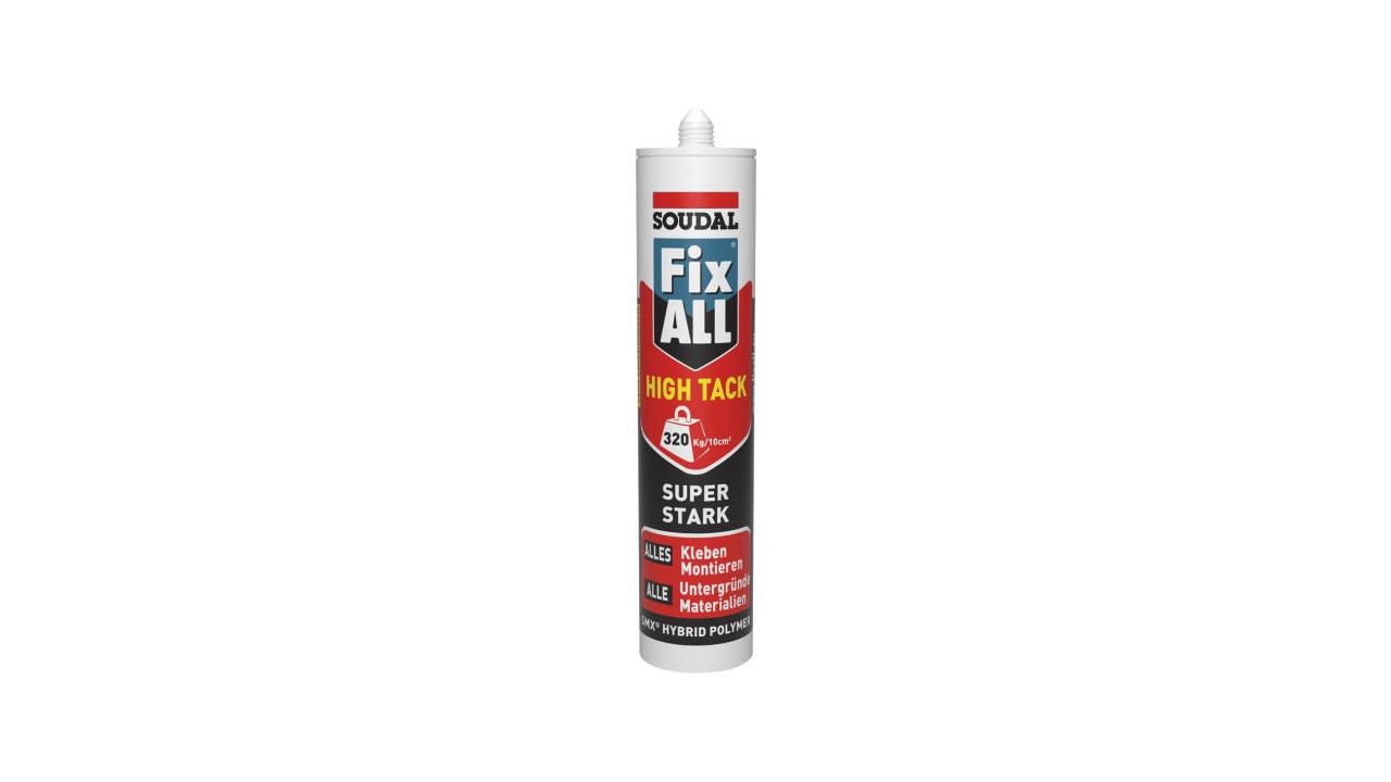 FIX ALL - HIGH TACK / Kartusche 290ml 118624 SOUDAL