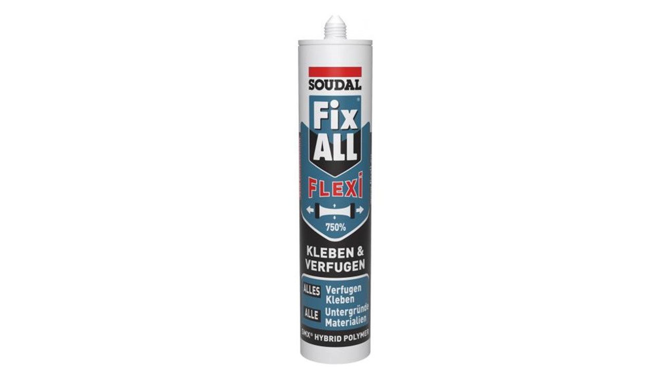 Fix ALL CLASSIC - FLEXI / Schwarz / Kartusche 290ml 105596 SOUDAL